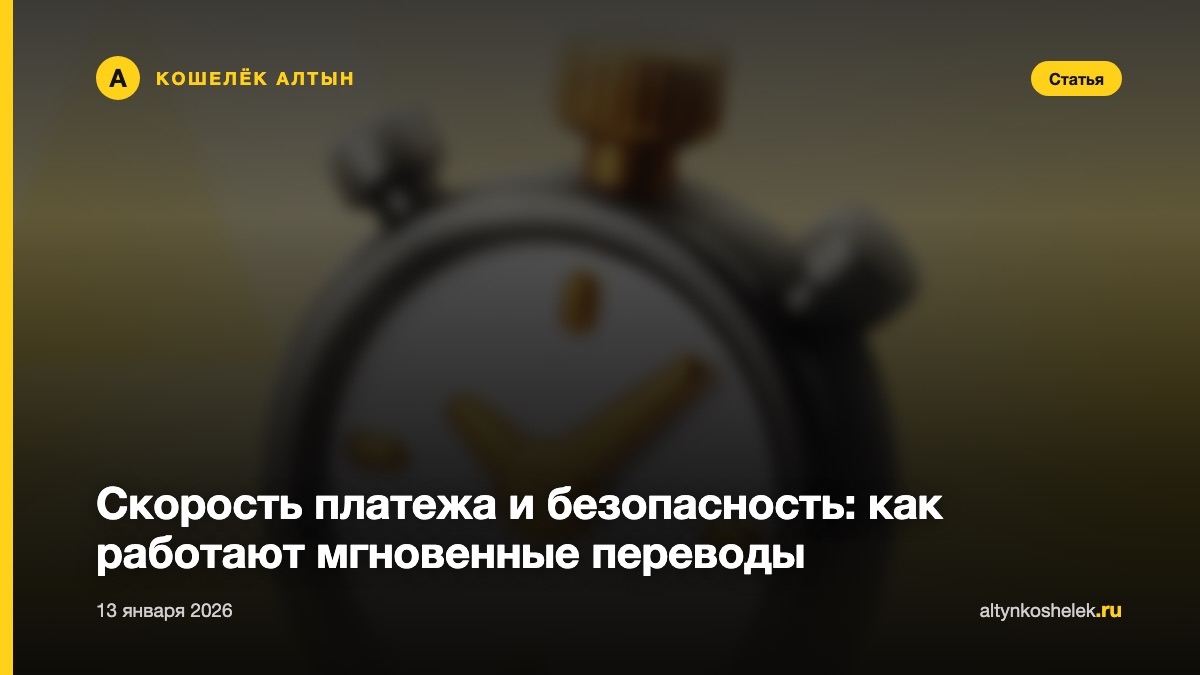 Скорость платежа и безопасность: как работают мгновенные переводы