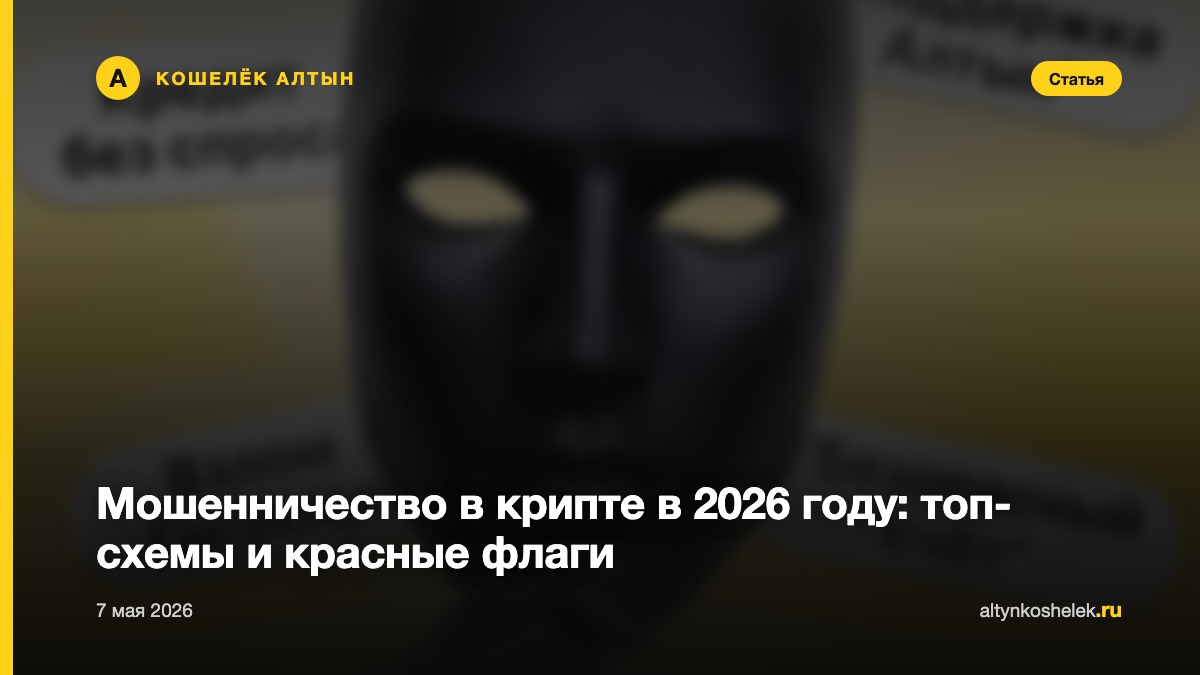 Мошенничество в крипте в 2026 году: топ-схемы и красные флаги