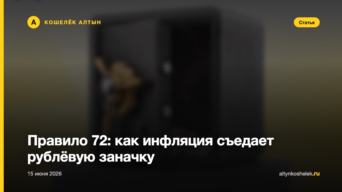 Правило 72: как инфляция съедает рублёвую заначку