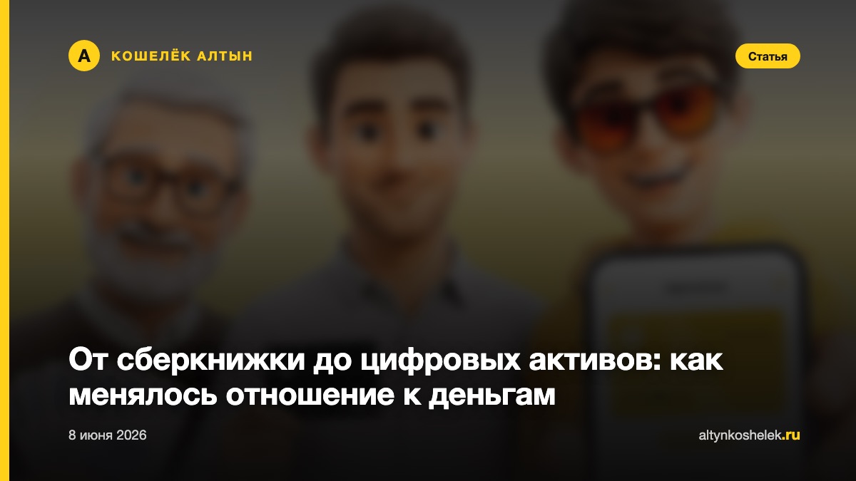 От сберкнижки до цифровых активов: как менялось отношение к деньгам