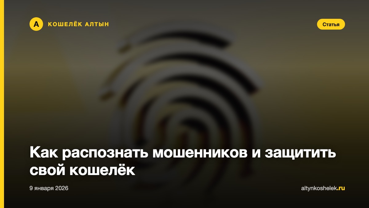 Как распознать мошенников и защитить свой кошелёк